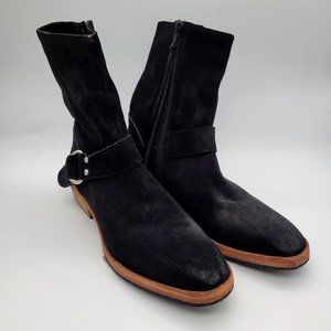 Free People Vienna Distressed Suede Boot